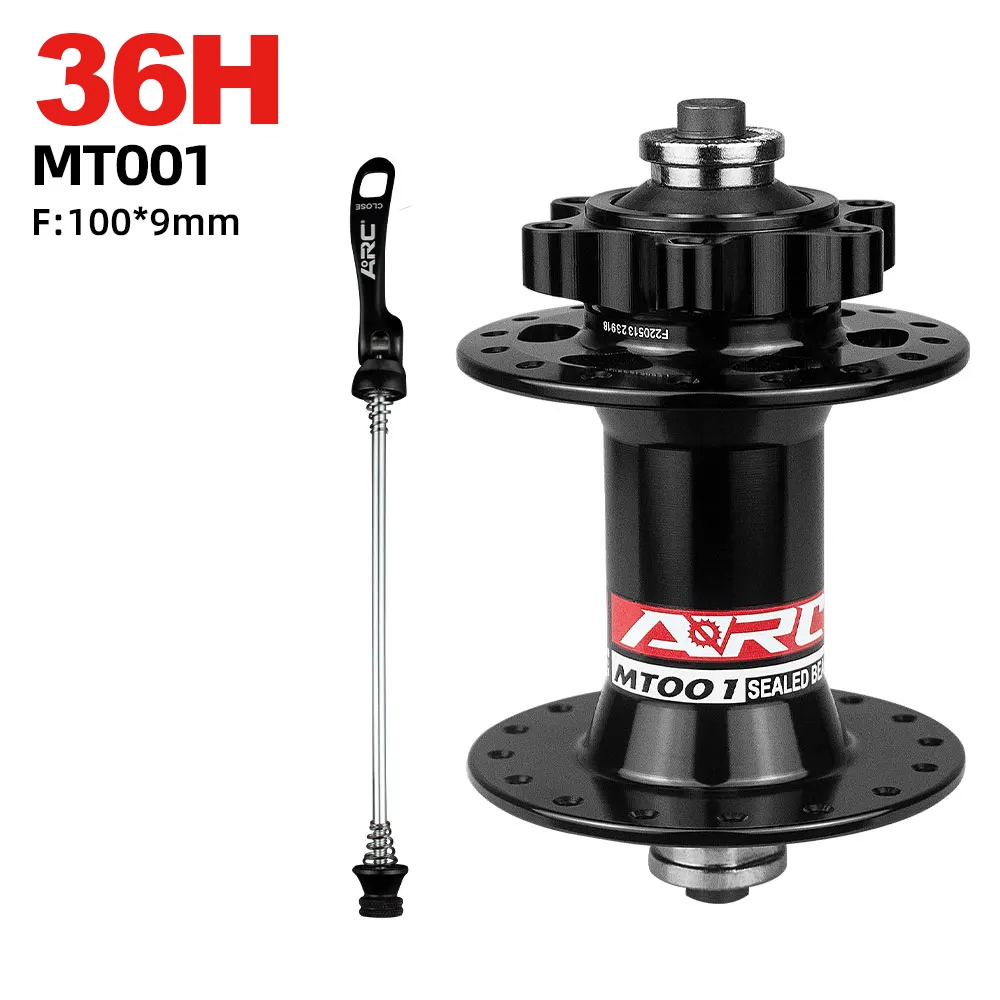 MT009 BOOST 4 IN 1 Front bike hubs MTB mountain bike hubs 28H 32H 36H 15x110 9 15x100 mm disc brake bicycle hub 28 32 36 holes: green