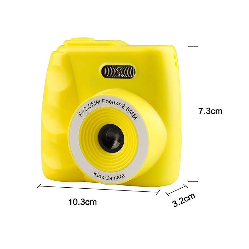 2.0 inch Screen Mini Kids Camera 1080P Video Camera 8MP Rechargeable Children Cartoon Digital Camera for Children Birthday