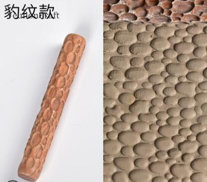 Chzimade træ polymer ler værktøjer akryl forme rullende præget blomst skulptur ler værktøjer: 2