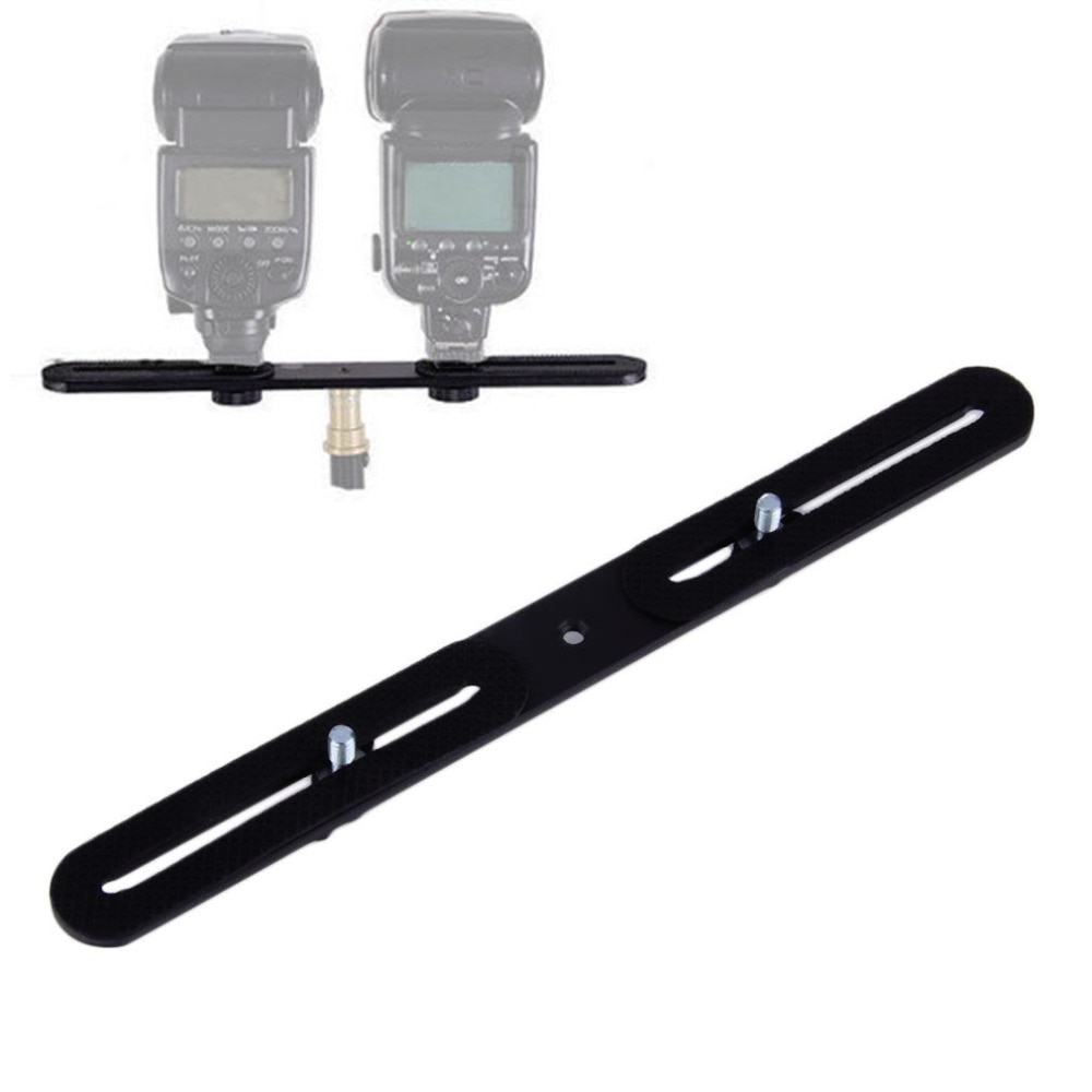Dual Blitz Halterung Halfter Für 1/4'' Schraube Studio Stativ Stativ Kamera