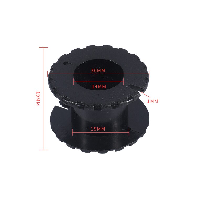 2pcs Round Inductor Winding Frame Amplifier Crossover Bobbin Wire Coil Thickened Inductance Skeleton: 36x19mm