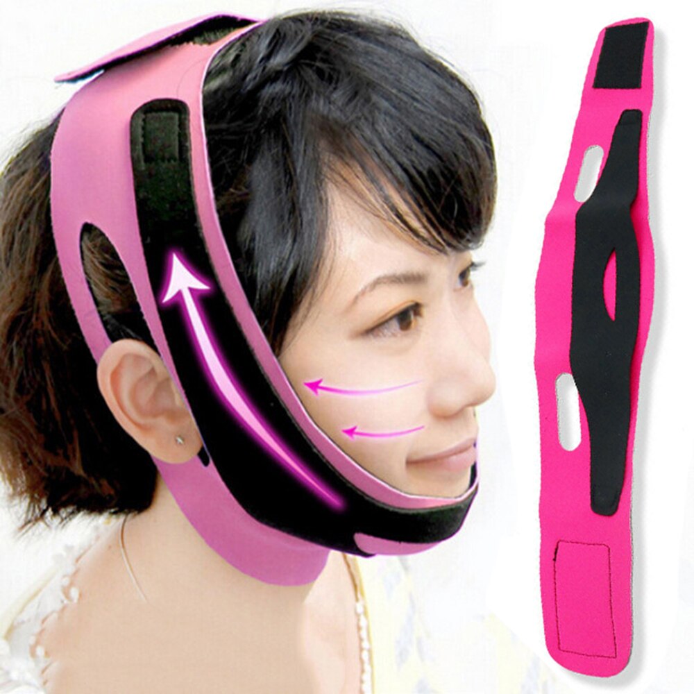 Mentonnière en V pour le visage, masque Anti-rides, accessoire de beauté, amincissant: A