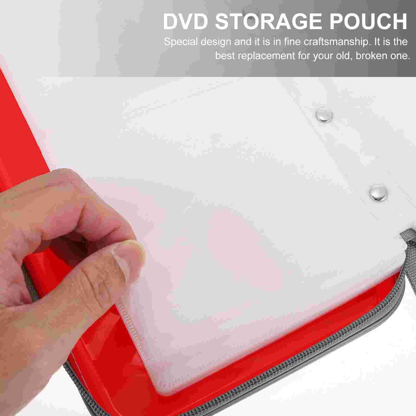 Handheld Holder Case 80 Capacity Zipper Storage Bag Accessory for Home Car