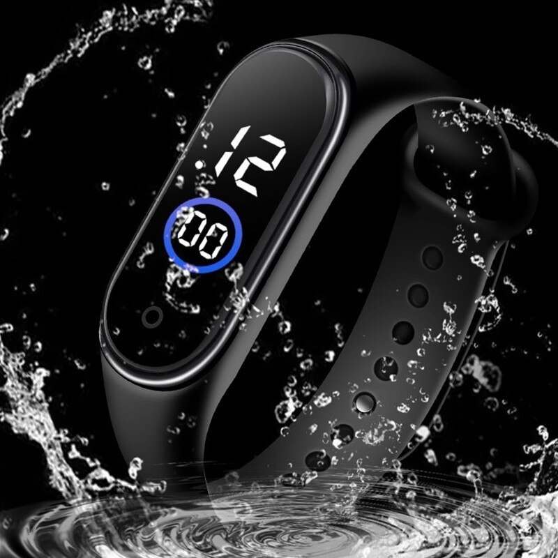 reloj deportivo Simple para hombres y mujeres, reloj Digital LED de , reloj electrónico de silicona, reloj de pareja, reloj para hombre