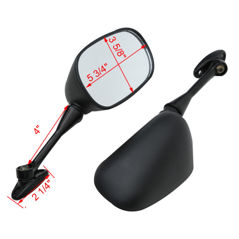 Motorrad Seite Schwarz Rückansicht Spiegel Für HONDA CBR600RR 2003 CBR 1000 RR 2004-2007 CBR 600RR