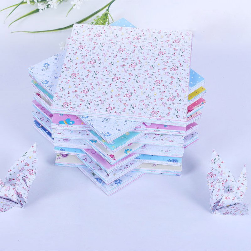 12 Patterns Mixed Kids Craft Paper Background Floral Pattern DIY Arts Crafts Origami Paper Beautiful Scrapbooking Decor 72 Pcs