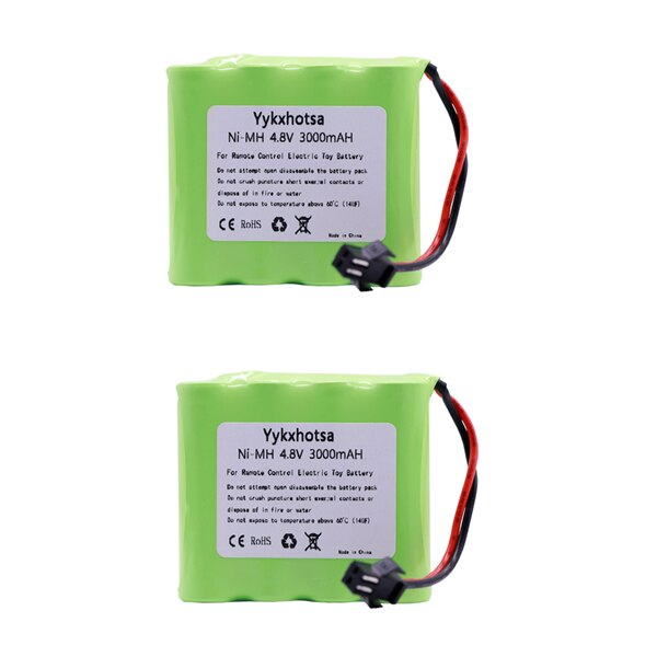 4.8V 3000mah NiMH Batterij SM Plug en Lader Voor Rc speelgoed Auto 'S Tanks Robots Boten Guns Ni-Mh AA 4.8 v Batterij speelgoed accessoire: 2B