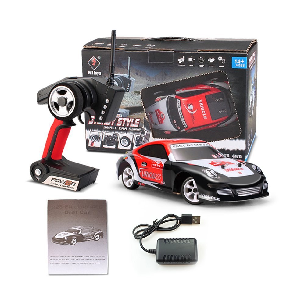 Wltoys K969/K989 1/28 2.4G 4WD Auto Geborsteld Rc Afstandsbediening Auto Racewagen Rtr Drift Lichtmetalen Off road Auto Crawler Speelgoed Modellen: K969