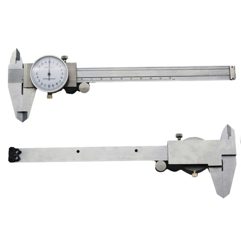 Shockproof measuring tool display digital electronic vernier caliper micrometer 6-inch Stainless steel 150mm LCD metal caliper