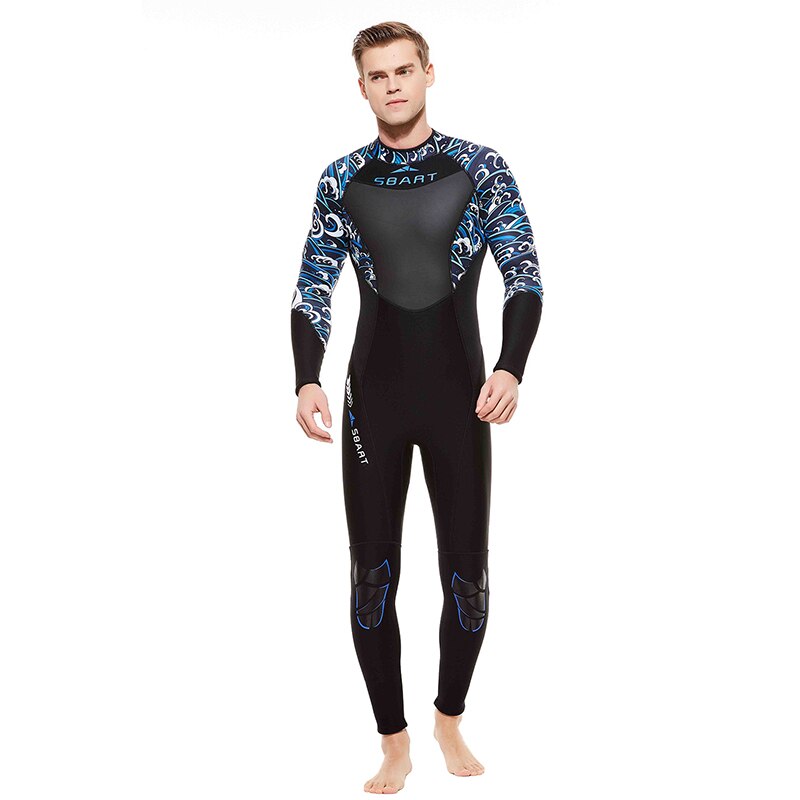 Degli uomini e delle Donne 3 millimetri Muta In Neoprene Manica Lunga Posteriore Con Zip Completo Del Corpo Bagnato Sui per il Surf, immersioni, Lo Snorkeling, Tutti Gli Sport Acquatici.