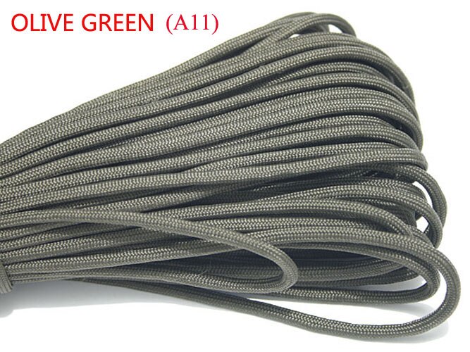 1 pièces 550 Paracord Parachute cordon lanière Mil Spec Type III 7 brins noyau 100 FT 27 couleurs pour l'escalade Camping boucle Bracelet: Colorful