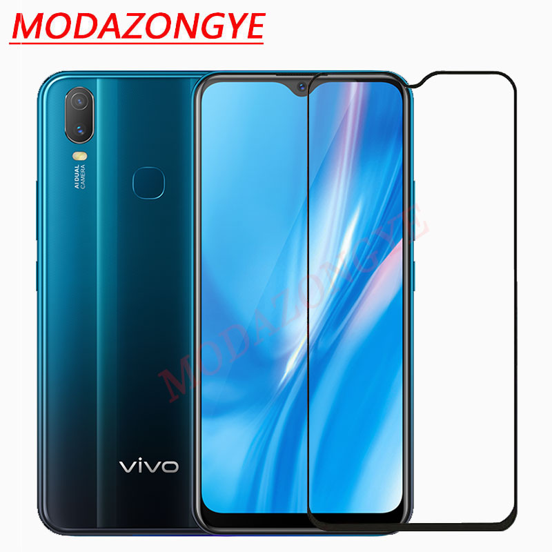 VIVO Y11 Case For VIVOY11 Case Wallet PU Leather Protective Phone Case On VIVO Y11 Y 11 Y12 Y15 Y17 VIVOY11 Case Flip Cover: VIVO Y17 / Tempered Glass