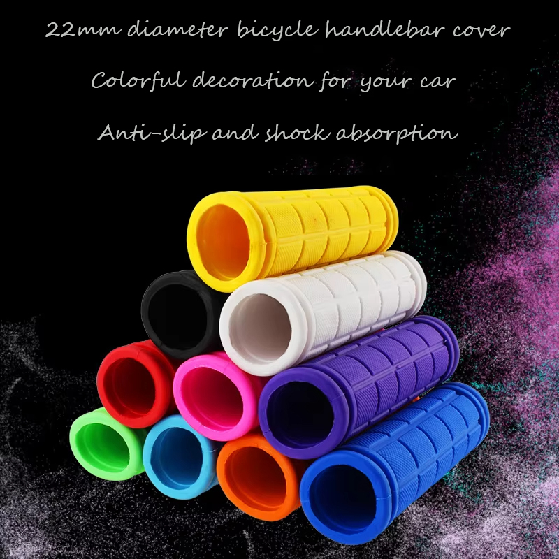 1 par de empuñaduras de manillar de bicicleta antideslizantes, empuñaduras de manillar de bicicleta, cubiertas de goma, piñón fijo, BMX, MTB, accesorios para bicicleta de montaña