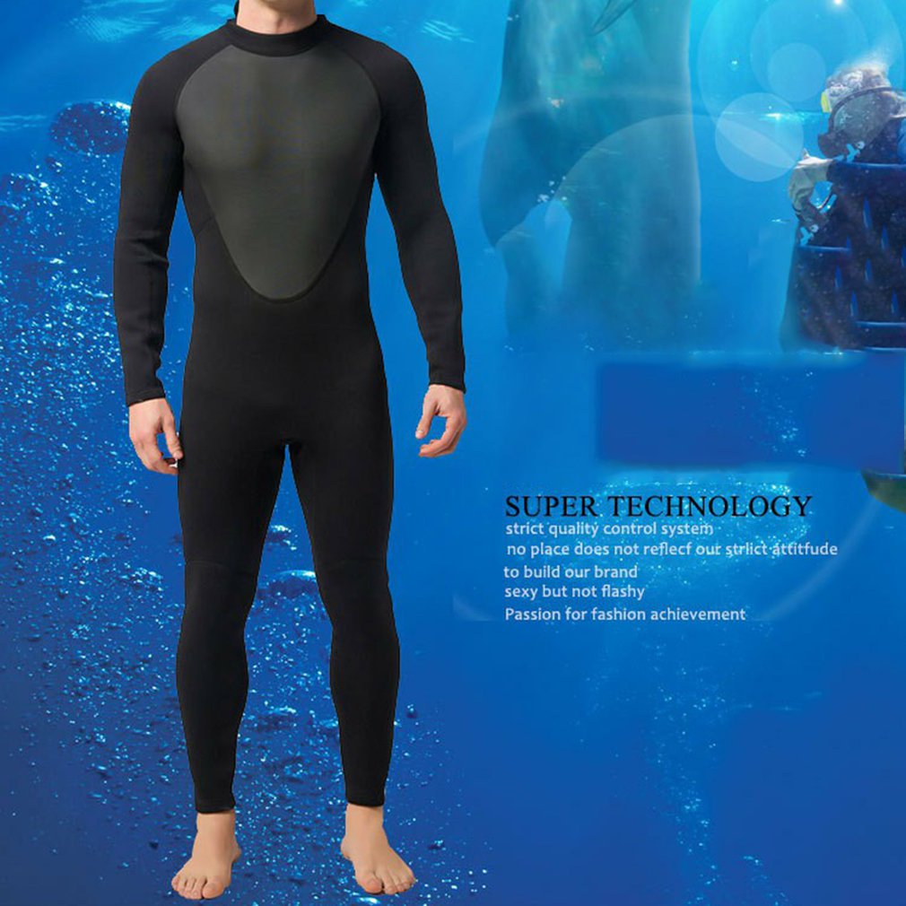 3 millimetri Uomo Muta Freddo E Caldo Vestito di Immersione Subacquea Surf Suit Outdoor Muta Immersioni Neoprene Tessuto Muta