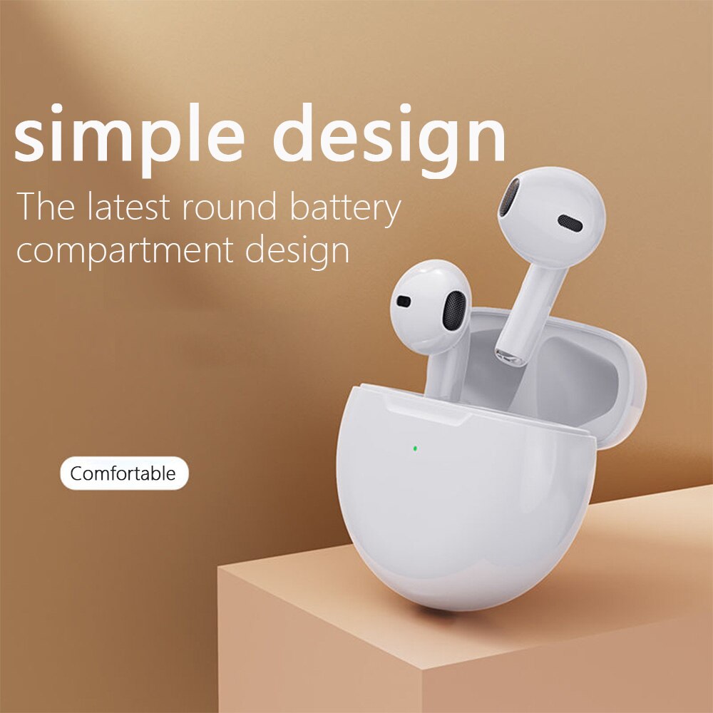 Alatour Draadloze Hoofdtelefoon Bluetooth 5.0 Koptelefoon Sport Oordopjes Headset Pro6 Opladen Doos Hoofdtelefoon Voor Alle Smartphones