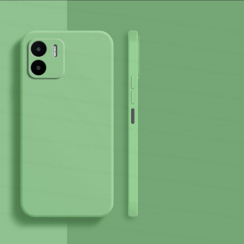 For Xiaomi Redmi A2 Case Xiaomi Redmi A1 A2 Plus Cover Luxury Shockproof TPU Liquid Silicone Phone Back Cover Xiaomi Redmi A2: Cotton Fabric / green