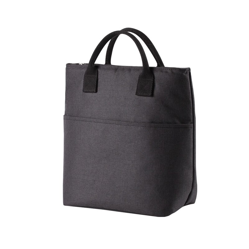 9L grote lunch tas verdikking koeltas geïsoleerde picknick handtas voedsel dranken vers carrier thermische winkel tote koeltas ijs pack: Black