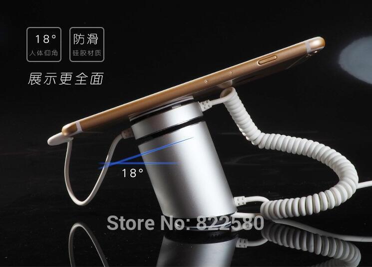 Cell Phone Security Anti-Theft Display Stand With Alarm And Charging Function For Mobile Phone Retail Store Exhibition