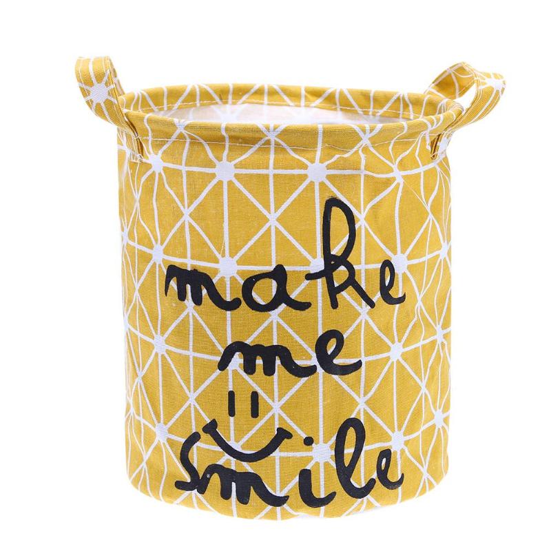 Folding Laundry Storage Basket for Toys Geometry Storage Barrel Standing Clothing Storage Bucket Laundry Organizer Holder Pouch: E