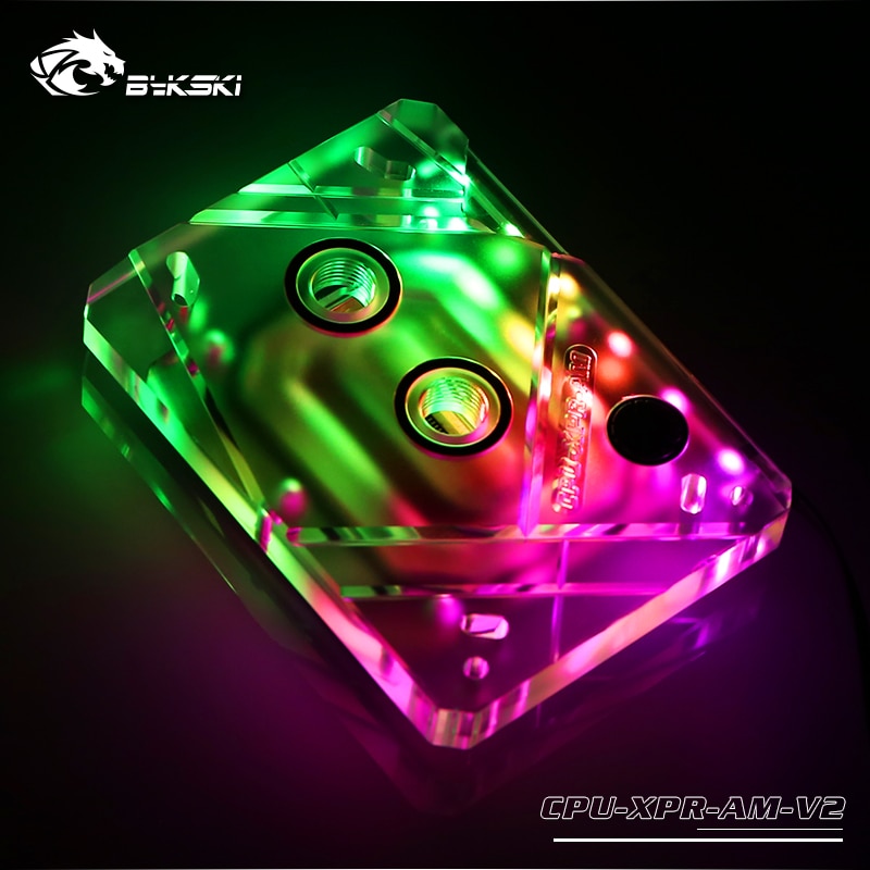 Bykski Water Cooling RGB CPU Block for AMD TR4 AM4 AM3 AM2