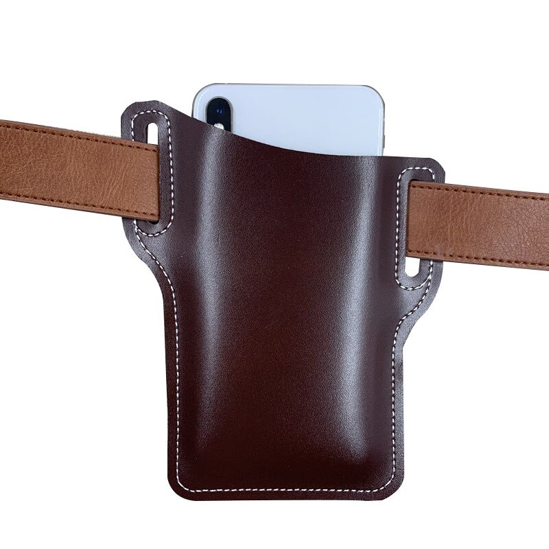 Leather Waist Belt Packs Loop Cellphone Phone Protection Case Bag Holster Small and Exquisite Beautiful: 03