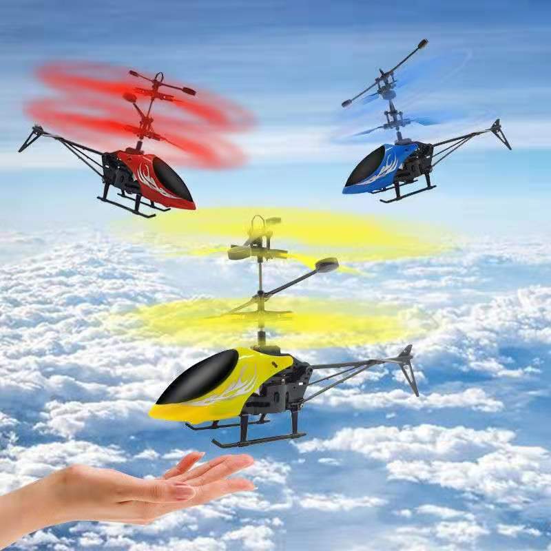 Colorful Light Suspension Induction Flying Ball USB Charging Novelty Flying Toys Aircraft Helicopter Suspended Remote Control