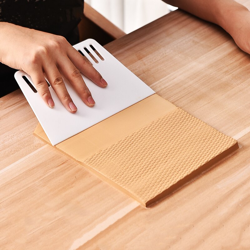 Pottery Clay Plastic Mud Scraper Ceramic Clay Spatula Sculpture Trimming Engraving Texture Tools DIY Polymer Hand-Made Scraper