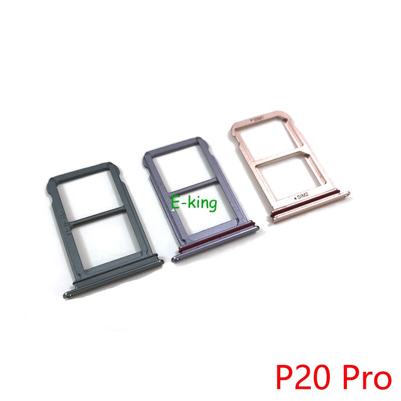 Voor Huawei P20 Pro Sim Card Slot Lade Houder Sim Card Reader Socket