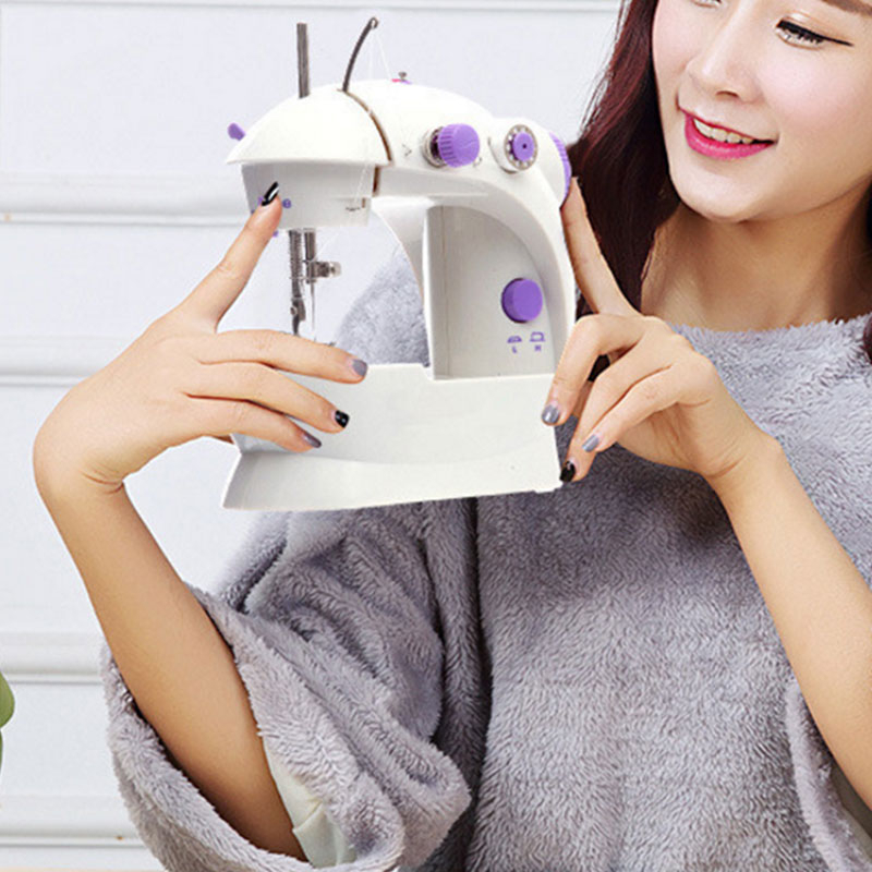 Machines Needlework Sewing Mini Stitch Sew Portable Cordless Clothes Handheld Fabrics Electrec Sewing Machine Stitch Set