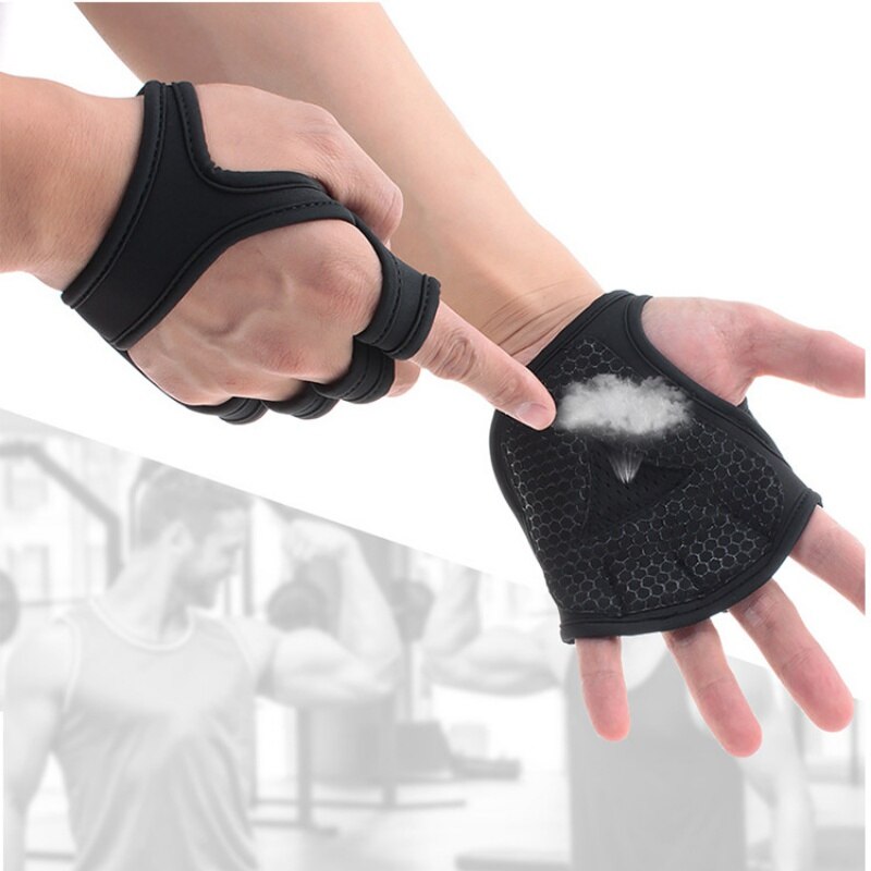 Gym Fitness Hand Handschoenen Palm Protector Bodybuilding Workout Power Gewichtheffen Training Handschoenen Halter Grips Pads