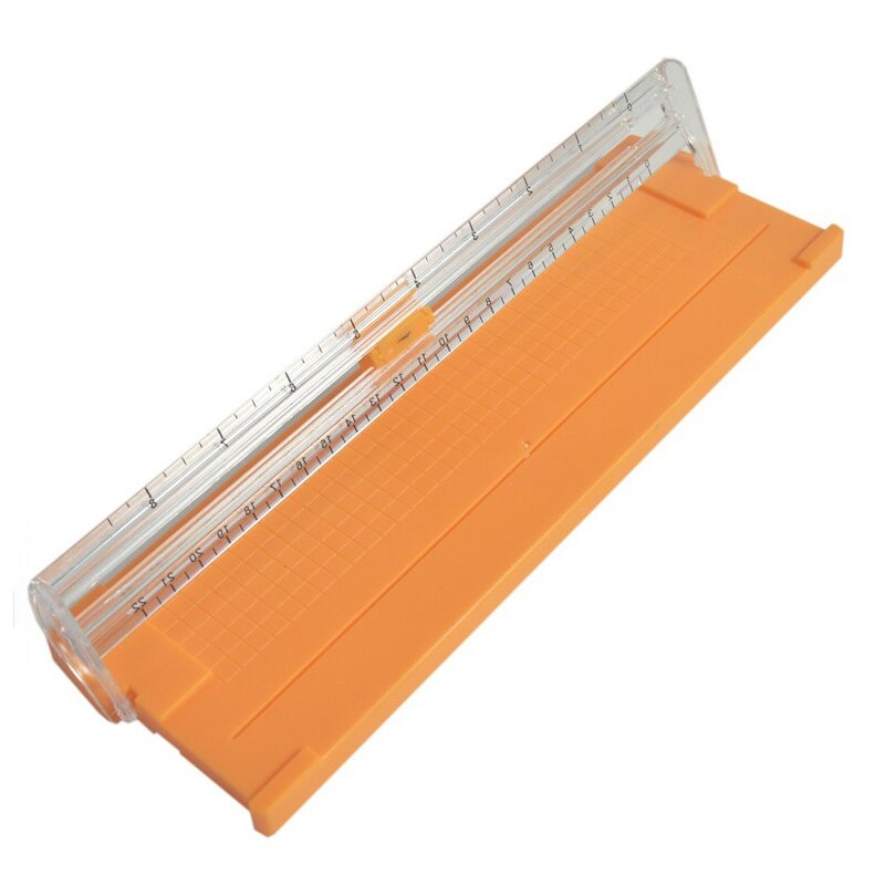 A4/A5 Precision Card Trimmer Cutter DIY Art Photo Cutter Mat Machine Office Paper Cutting Tool Crafts Scrapbook Blades Stationer: orange