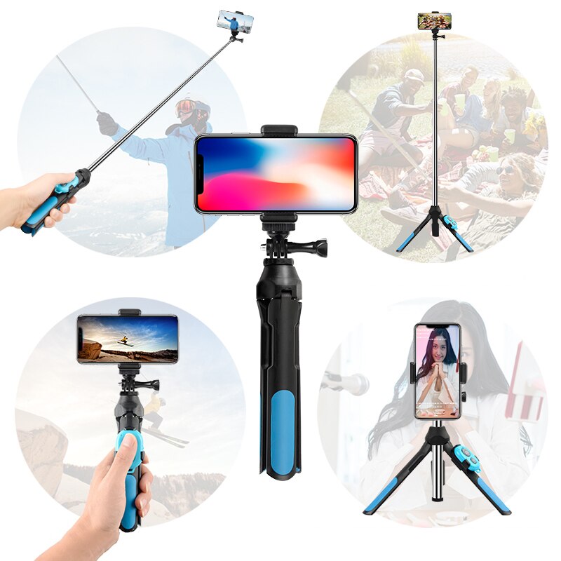 Bluetooth Selfie Stick Tripod for Phone Monopod Mount for Huawei P20/P10 Lite/P10 Plus/P9/P8 Samsung iPhone X/8/7/6/6S Android
