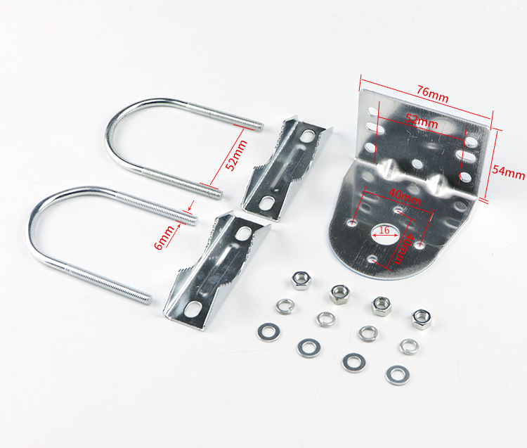Antenne Pole Mount Beugel Met Dubbele U-Bouten Klem V Kaakbeugel Voor Buiten Huis Antenne Pole Houder