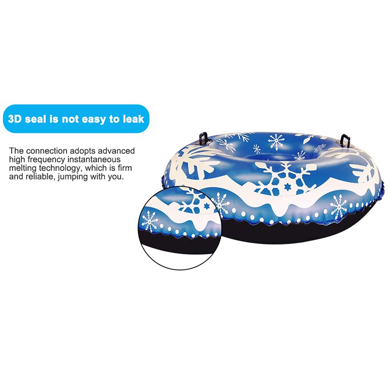 Tubo de neve inflável grande pvc neve barco snowboard floated esqui placa ao ar livre tubo de neve acessórios de brinquedo de inverno