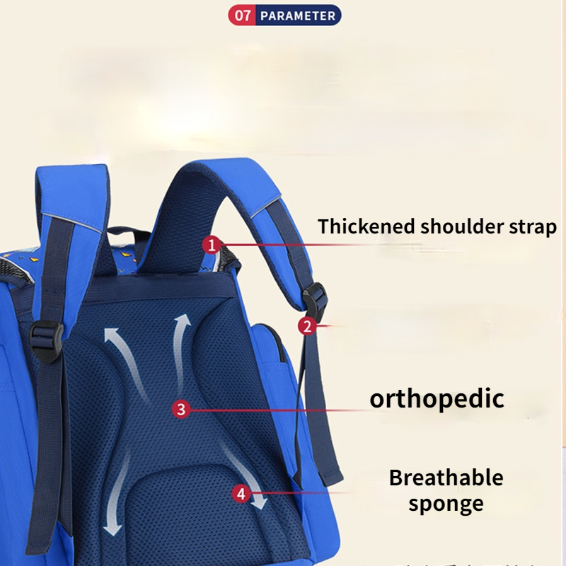 2022 wasserdichte kinderschulrucksäcke für jungen und mädchen, orthopädische schulrucksäcke, grundschulrucksäcke, kinderrucksack