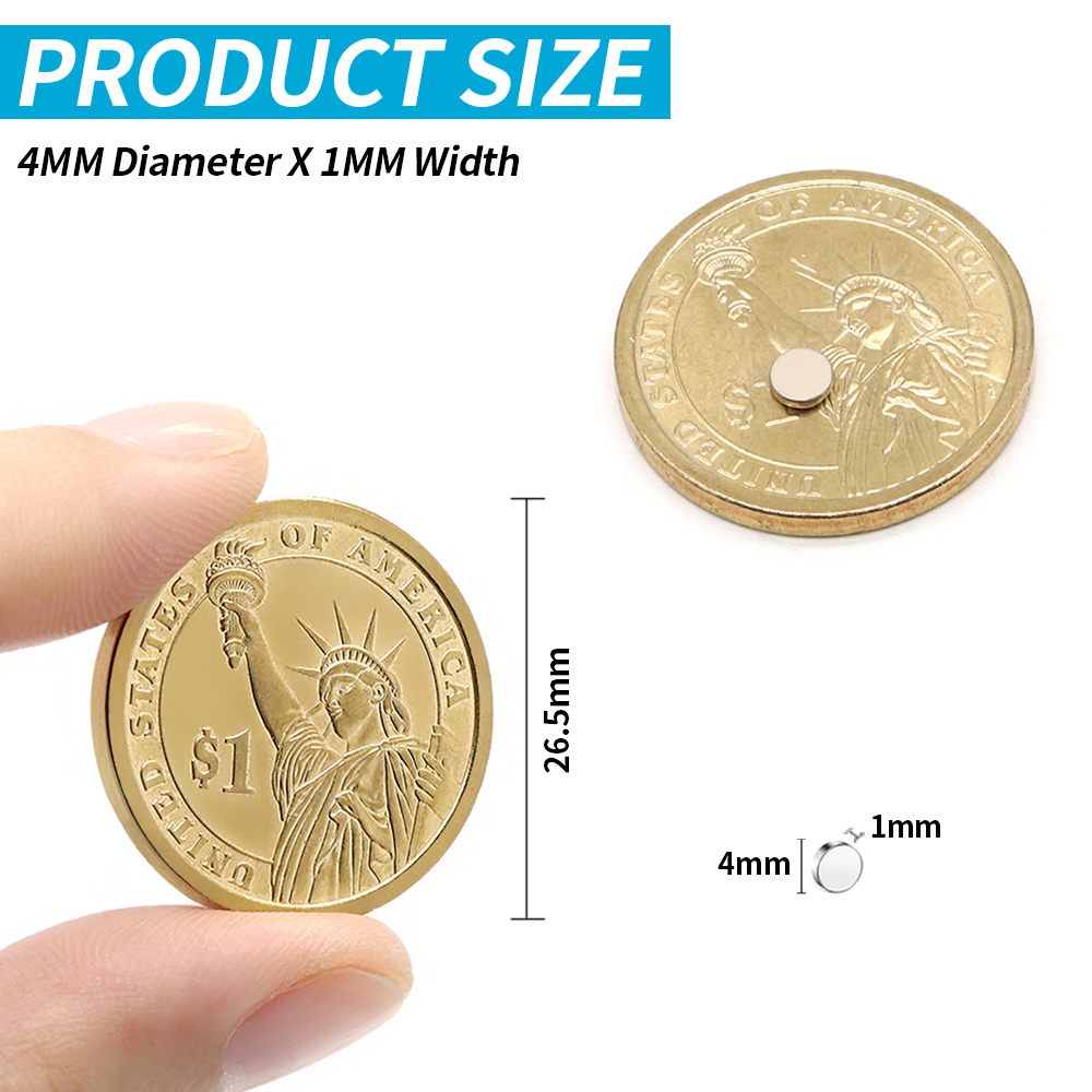 100/300 Stuks 4x1 mm Mini Kleine Neodymium Magneet 4mm x 1mm NdFeB Ronde 4*1 Super Krachtige Sterke Permanente Magnetische Schijf 4x1mm