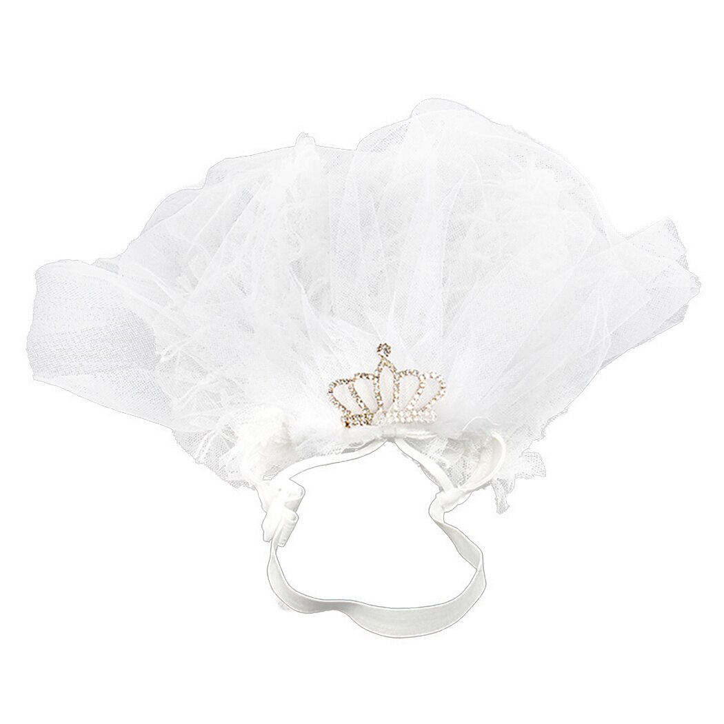 Bandana de lujo para perro, velo de encaje para boda, disfraz de novia, Boutique, cachorro, gato, aseo de mascotas