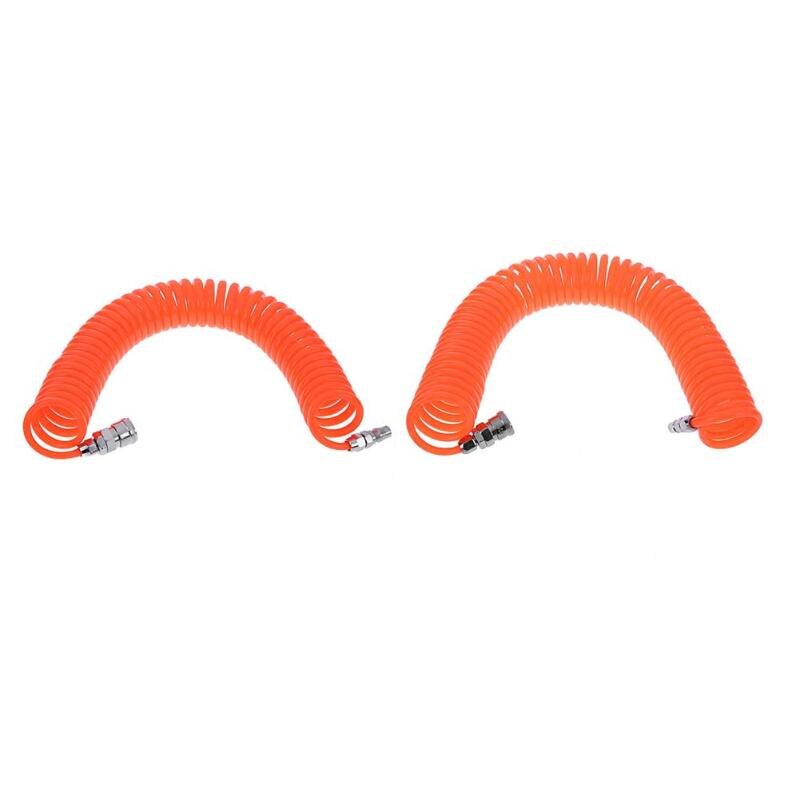 1pc Red Polyurethane PU Air Compressor Hose Tube Pneumatic Hose Pipe for Compressor Air Tool with 6m/9m Sizes Household Tools
