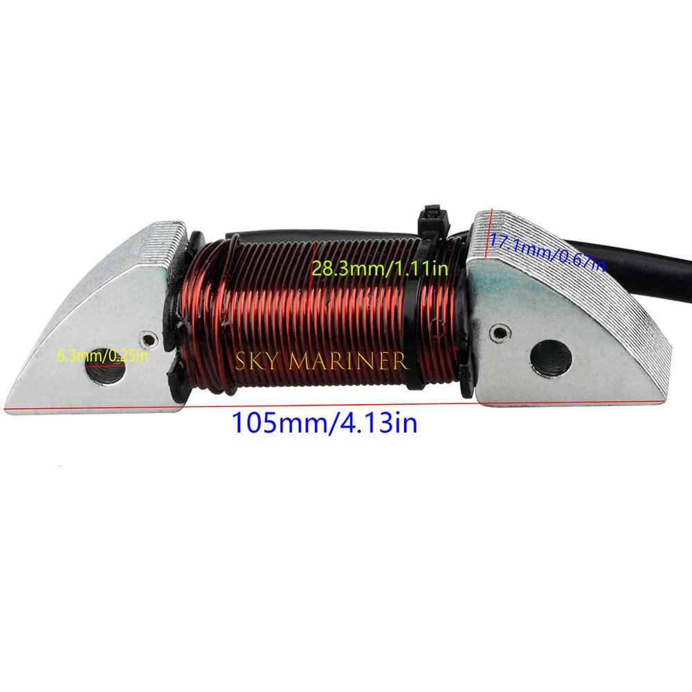 Alternador 3B2-06123 para Motor fueraborda Tohatsu, 2 tiempos, 3B2-06123, 8HP, 9.8HP, Parsun, Hidea, HDX, 3B2-06123-1, 3B2061231, M8/9.8B