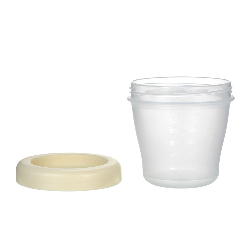 2 uds bebé contenedores de alimentos 150ml BPA-libre caja reutilizable apilable congelador tazas de almacenaje con tapa para comida de bebé leche de jugo para los niños