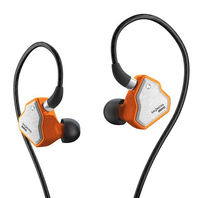 7 Hz Salnotes Zero HiFi 10 mm dynamiczny sterownik douszne słuchawki douszne IEM metalowa membrana kompozytowa magnes N52: Kolor skóry