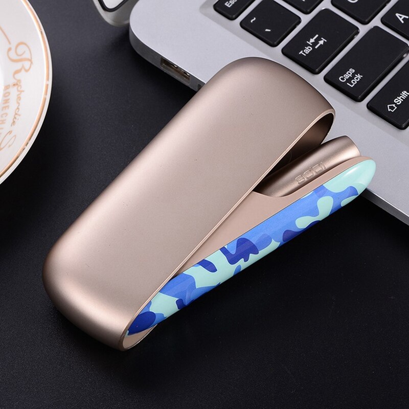 Neue Camo Stein Austauschbare Magnetische Kappen Äußehe Fällen Vape Seite Abdeckung fallen Für IQOS 3