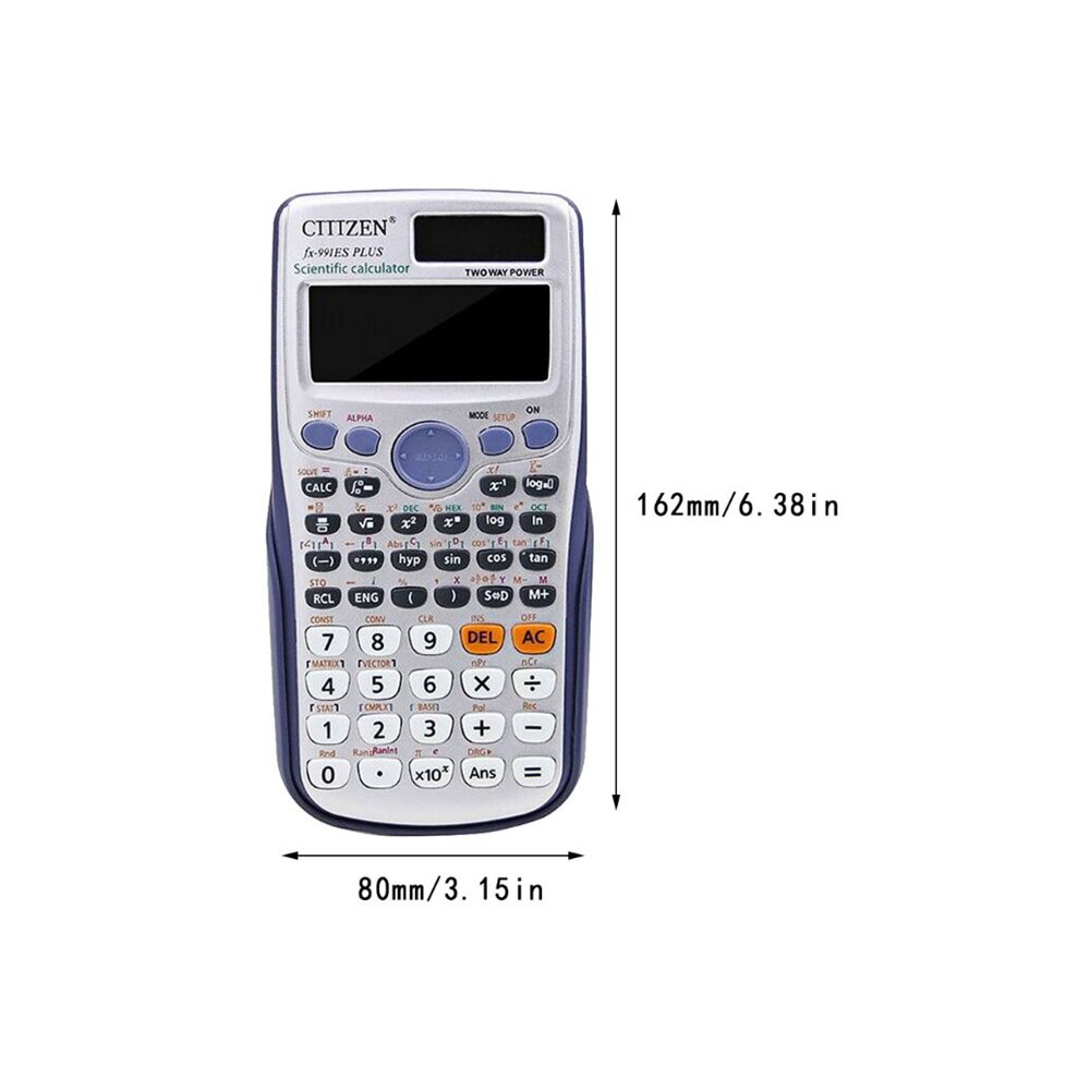 LCD Display Multi Functional Scientific Calculator Mathematics Tool School Office Use Supplies Students Stationery FX 991ES PLUS