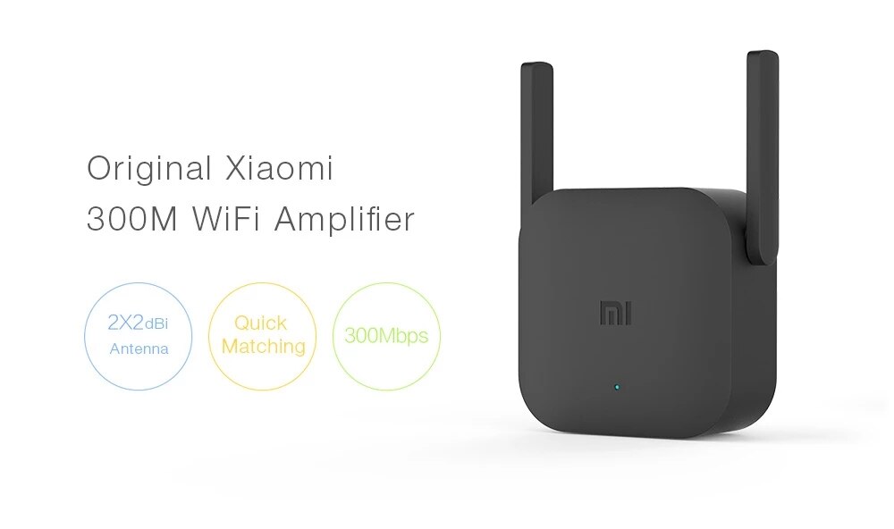 Xiaomi Mi Router Wi-Fi Range Extender 300Mbps WiFi Amplifier Pro Version Network Repeater Power Extender 2 Antenna Home Office