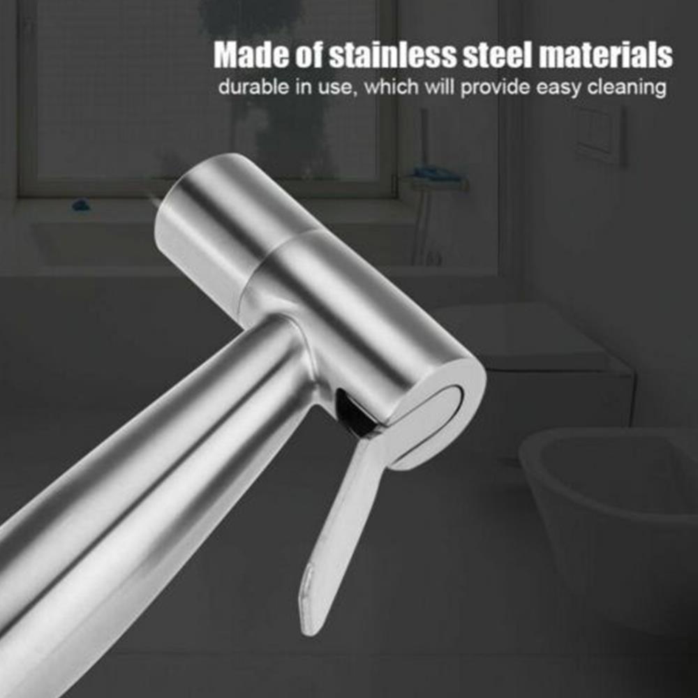 Kraner håndholdte bleier abs slange baderomstilbehør dårlig bidet hjemme dusjholder rustfritt stål toalett sprøyte