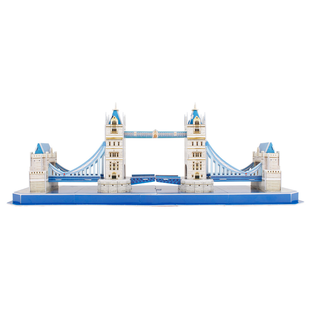 CubicFun 3D Puzzles UK Tower Bridge London Architecture Building Model Kits Landmark Jigsaw Papercraft for Adults Kids: C238h