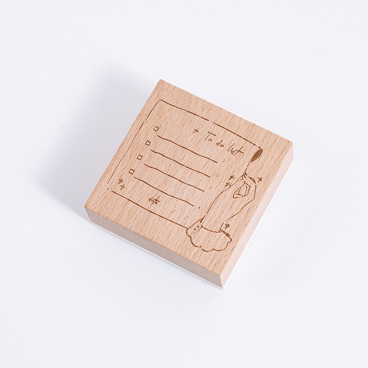 1pc Basis Wooden Stamp Timeline Stationery DIY Scrapbooking Standard Stamp Craft Supplies Calendar Journal Stamps: jinrishi
