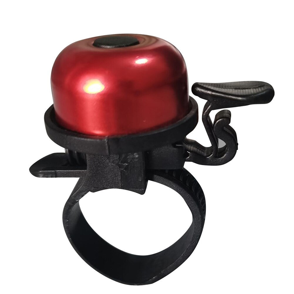 Bike Bell Adjustable Bike Ring Bell Aluminum Bike Ring Bicycle Bell Cycling Ringing Horn with Loud Sound Mini Bicycle: Red