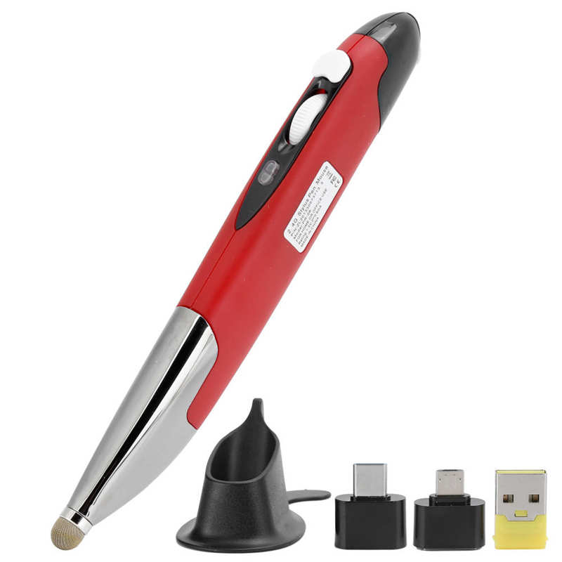 Smart Pen Mouse Light Impact Resistance Convenient Ergonomic Scratch Resistance Wireless Pen Mouse ABS Comfortable for Mobile