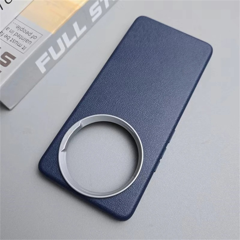 Case for Infinix Zero 40 5G Luxury PU Silicone Phone Back Cover Soft Protect Shell Shockproof Bumper for Infinix Zero40 Fundas: ABS / Azul